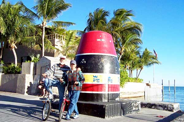 Aileen and Elkin in Key West, 2003